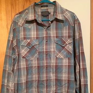 Pendleton Frontier Pearl Snap Long Sleeve Shirt